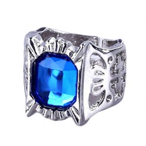 Black Butler Rings - Blue Stone Silver Ring AP2302 Default Title Official ANIME RING Merch